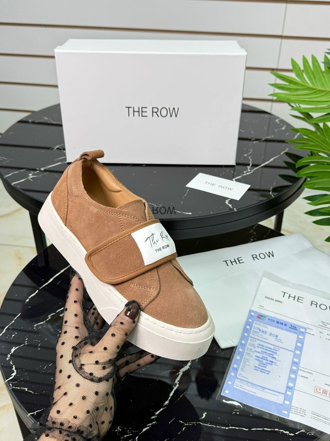 ,слипоны из натуральной замши the row, женская,слипоны женские,обуви