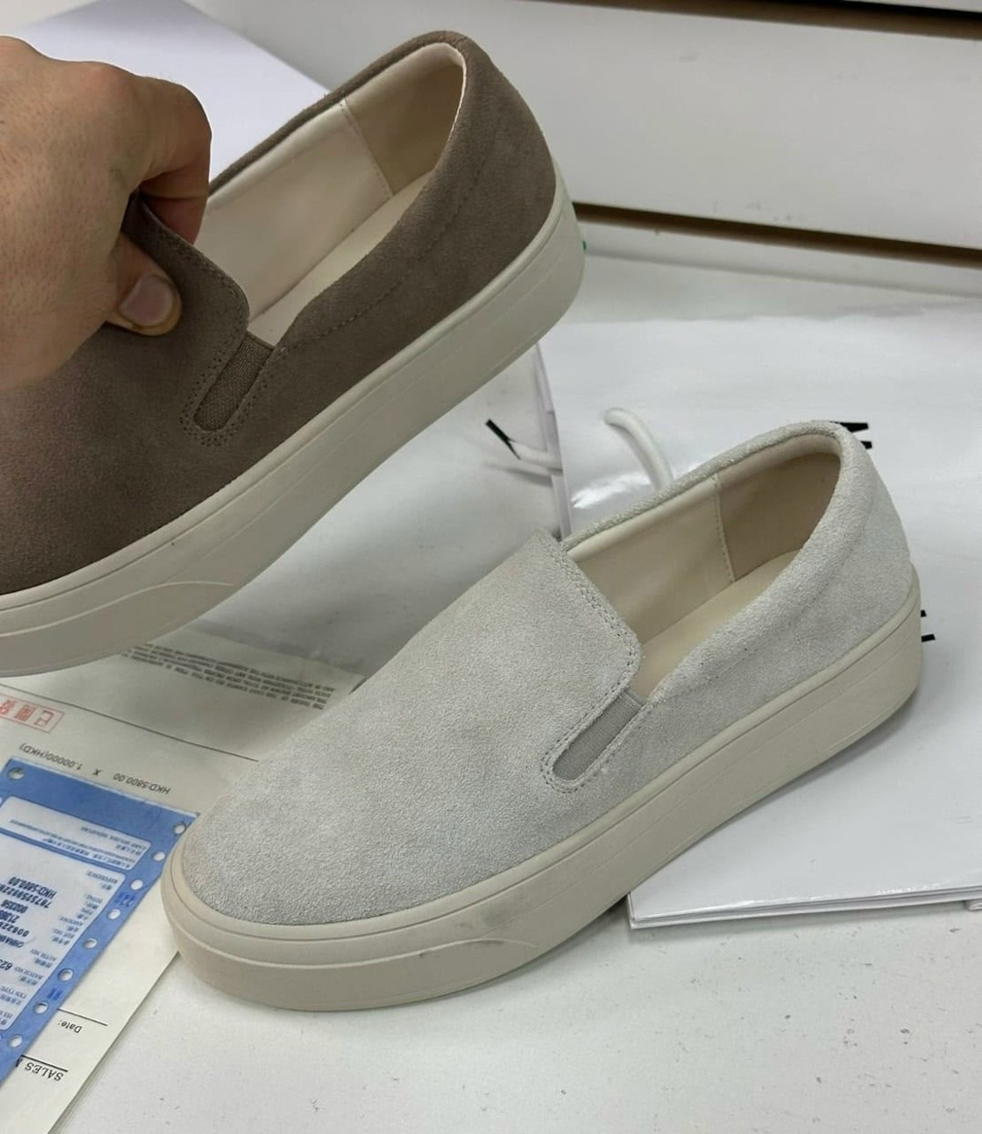 слипоны из натуральной замши the row,женские слипоны,,лоферы замш,слипоны из натуральной замши