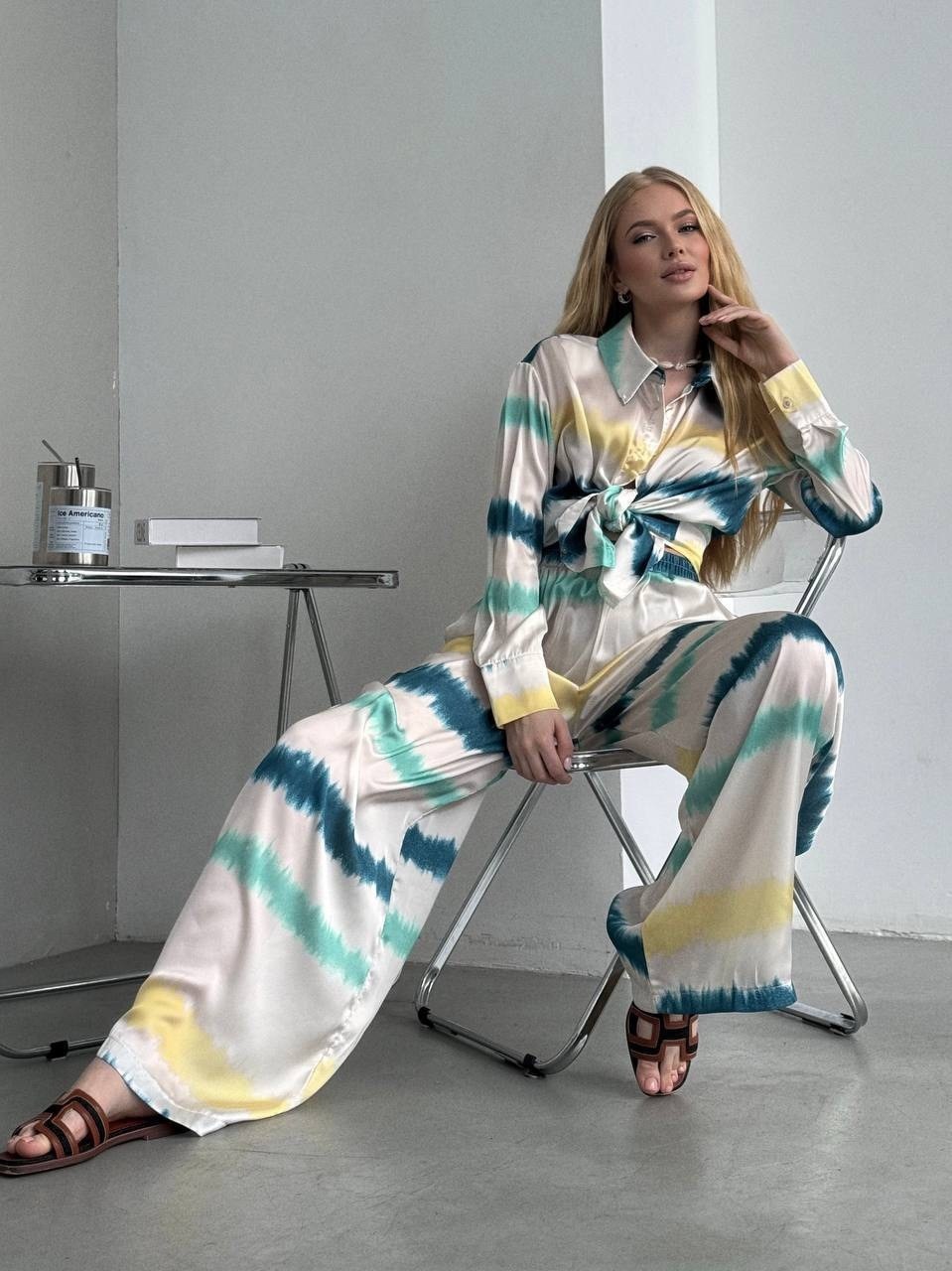 костюм в пижамном стиле,пижамные костюмы,женский костюм в пижамном стиле,костюм с принтом,пижама костюм