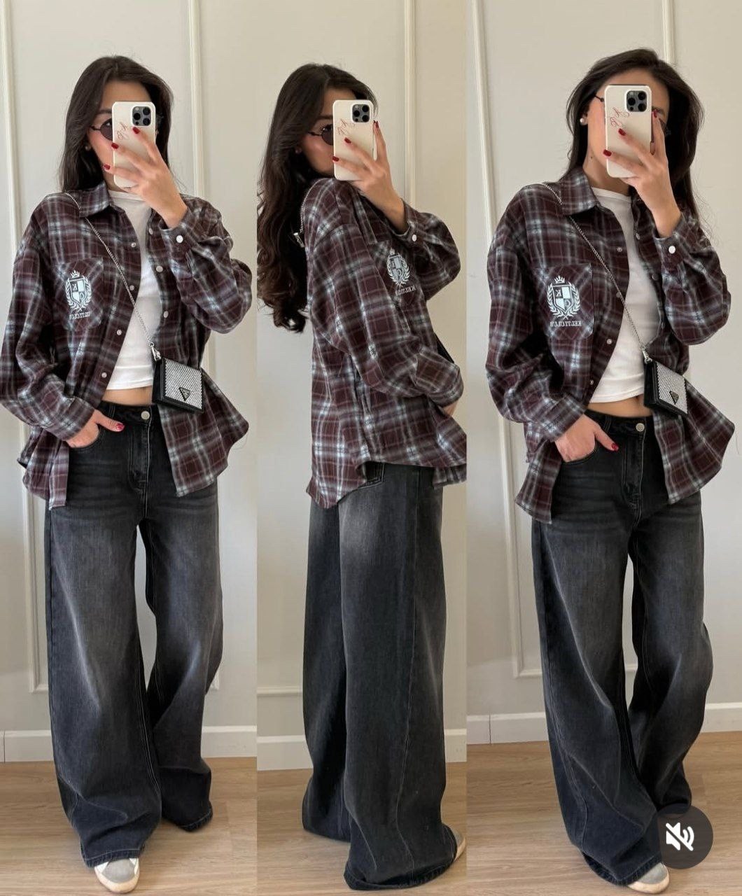 рубашка в клетку оверсайз y2k thirteen brand,рубашка в клетку,женская рубашка,рубашка женская в клетку оверсайз,рубашка в клетку женская