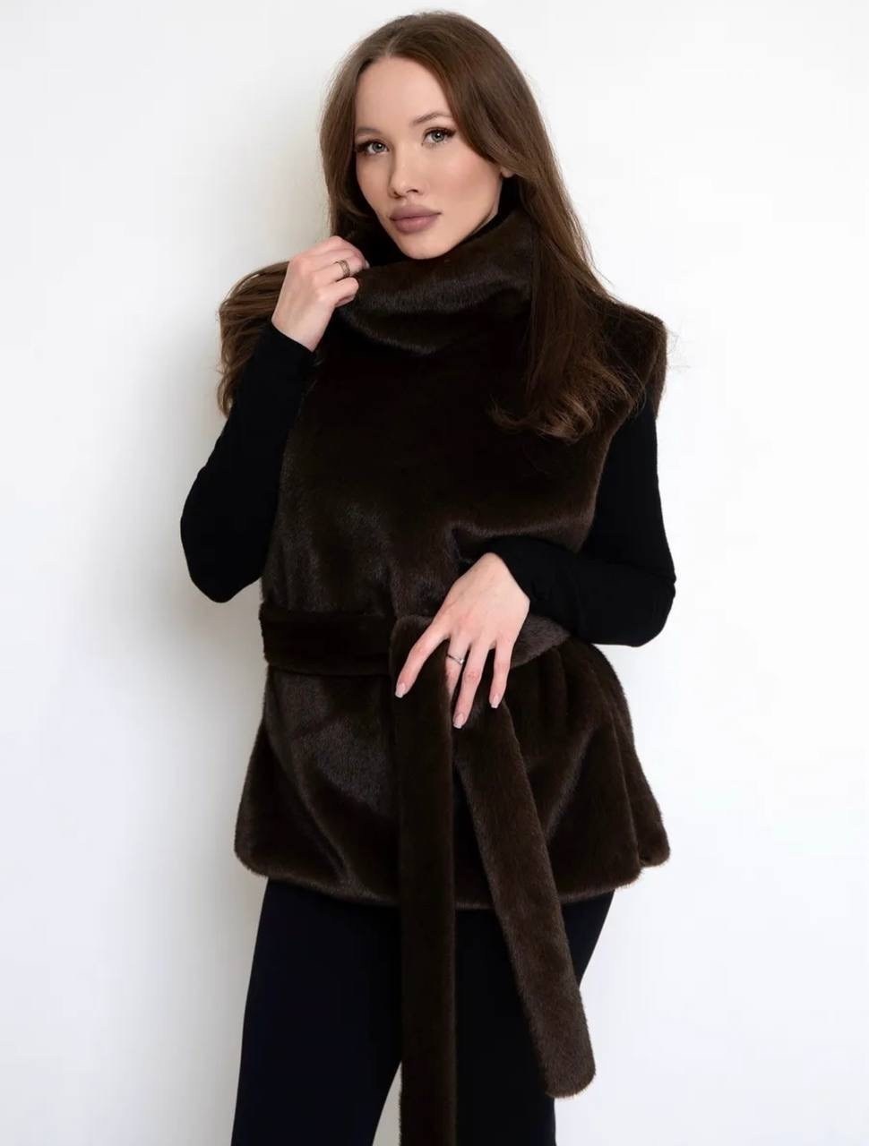 пончо (манишка) из трикотажа "penelope c",манишка меховая длинная шарф из эко норки abello,классический джемпер,манишка меховая,пончо манишка кристина юсупова