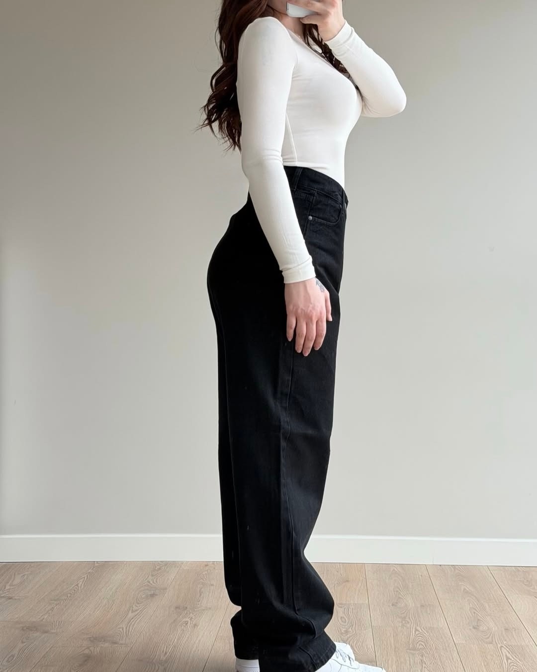 джинсы черные широкие,черные джинсы труба,джинсы чёрные,штаны джинсы,женские джинсы