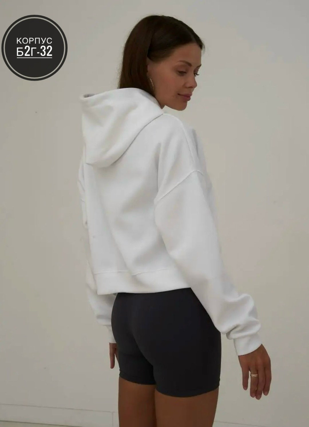 женская толстовка,женская толстовка с капюшоном,толстовка,толстовка белая,толстовка укороченная с капюшоном