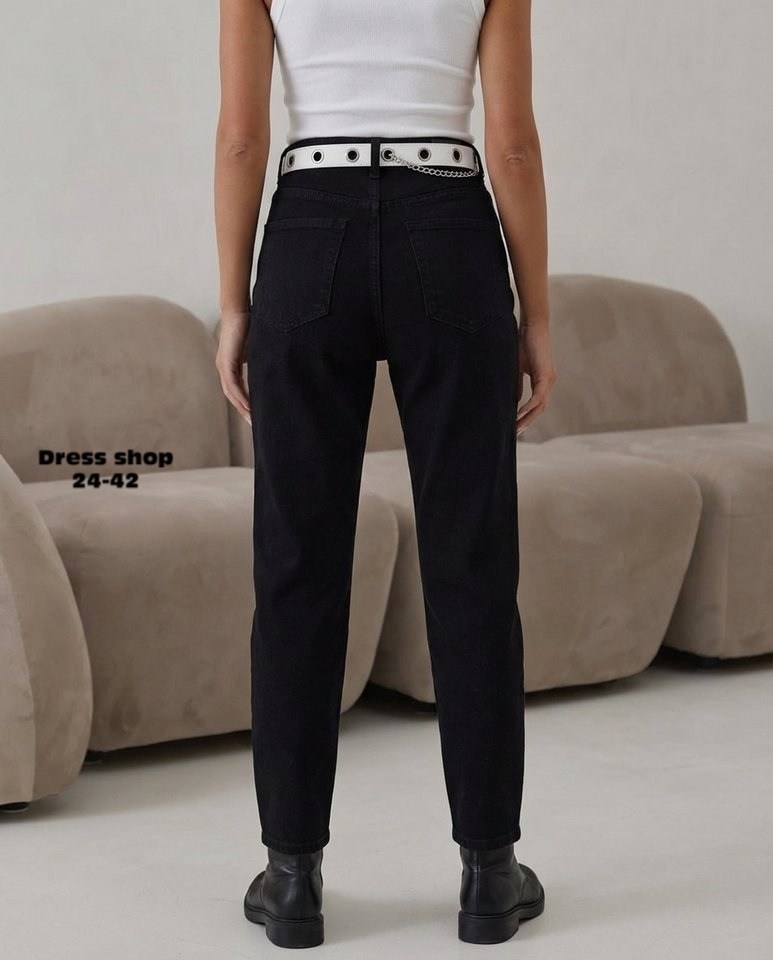 джинсы женские,джинсы брюки,джинсы бананы женские,чёрные джинсы женские свободные,джинсы бананы с высокой посадкой