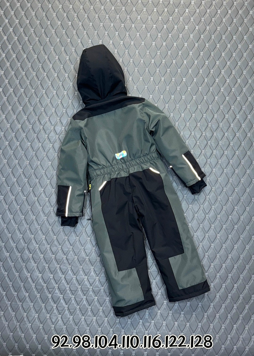 комбинезон детский nikastyle 8з6524 туман/асфальт,демисезонный комбинезон для мальчика 116-122,комбинезон для мальчика,комбинезон утепленный для мальчика,демисезонный комбинезон