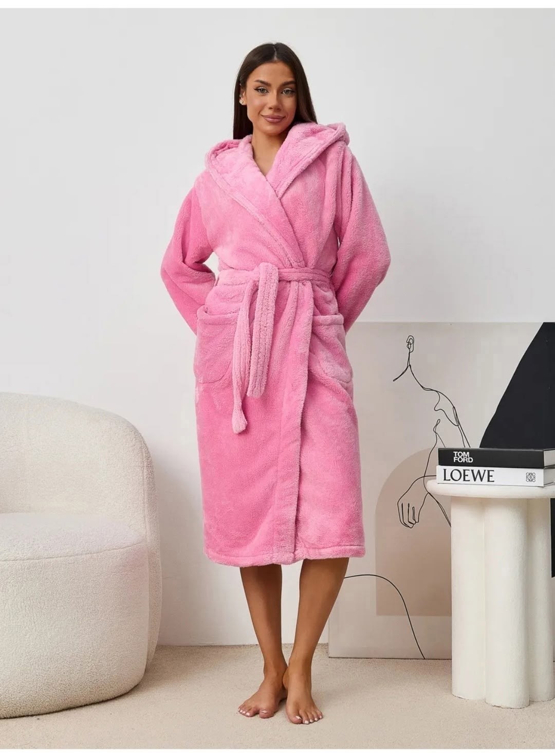 женский махровый халат с капюшоном,махровый халат женский,махровый халат с капюшоном для дома,халат махровый,халат с капюшоном