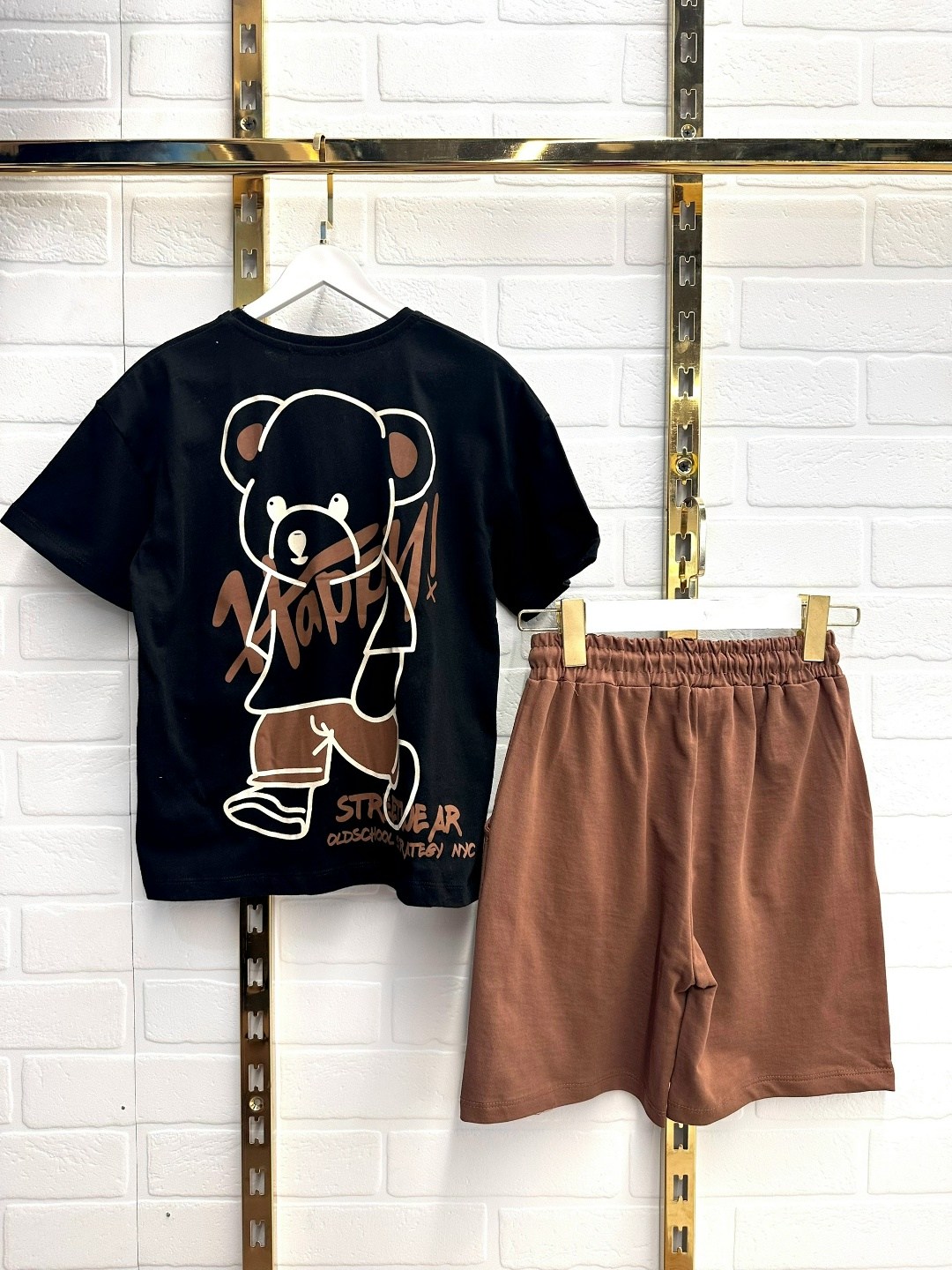 комплект одежды для мальчиков mini maxi,футболки для мальчика,комплект одежды для мальчика,luneva комплект (футболка/шорты) для мальчика, цвет чёрный, рост 104,шорты для мальчик