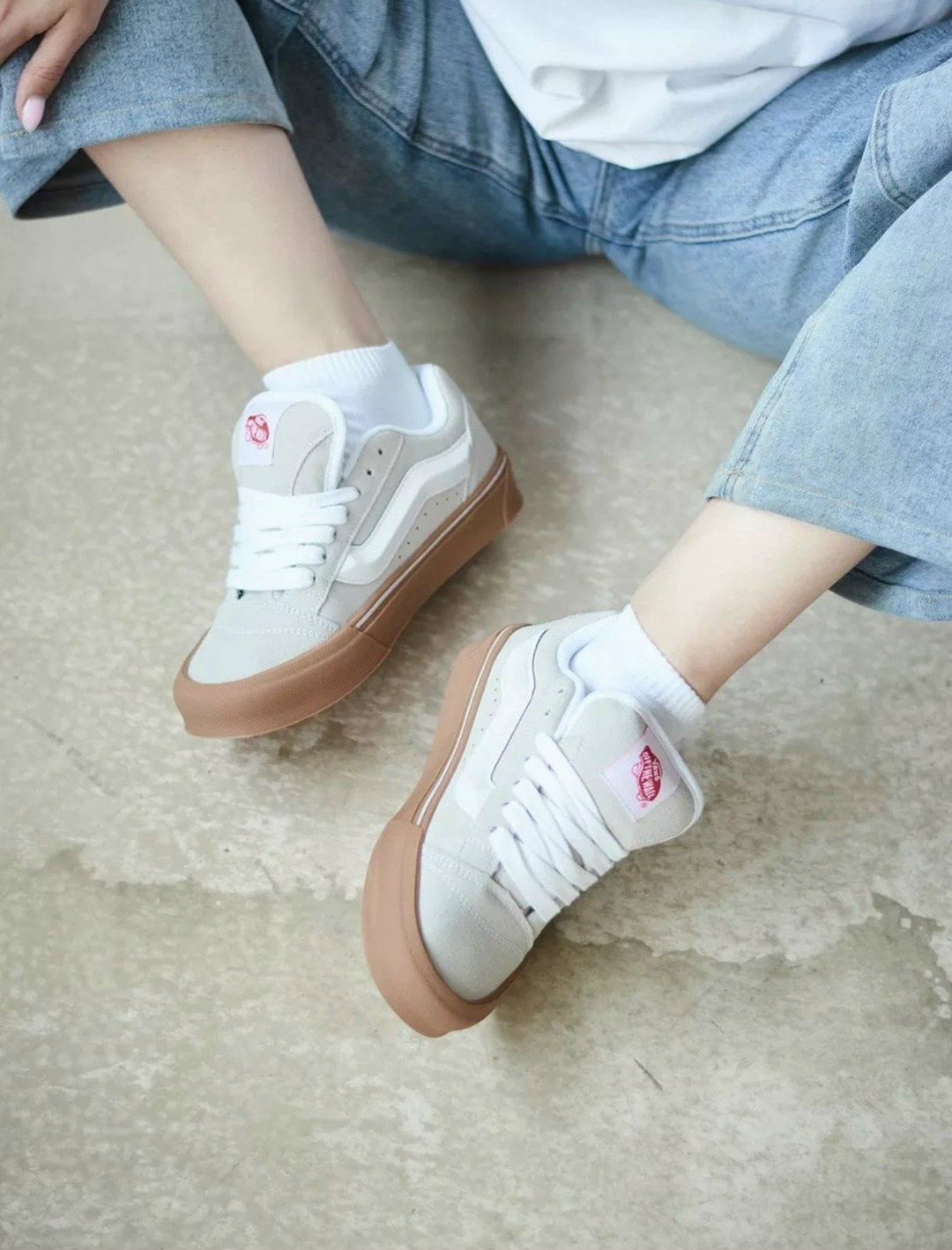 vans кроссовки,,кроссовки vans knu skool beige white tan,бежевые кроссовки,кеды vans