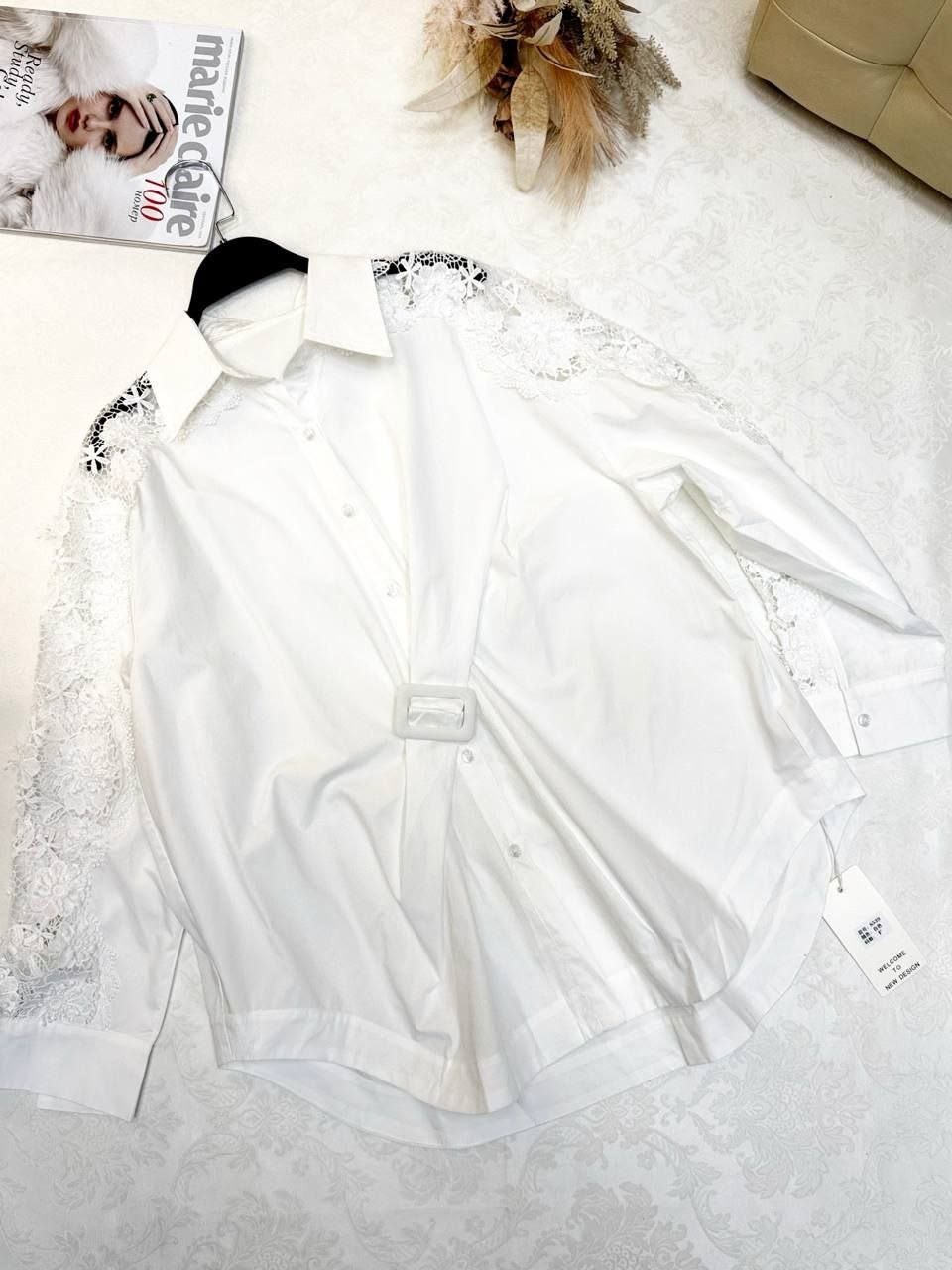 рубашка женская,рубашка с кружевами,блузка с оборками,блузка кружевная,модная блузка