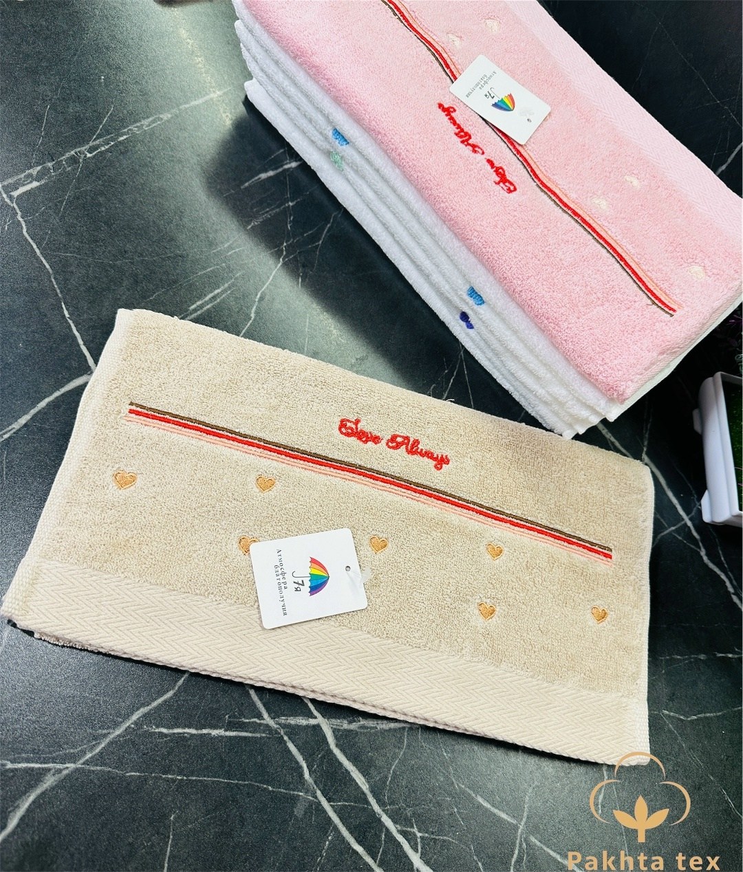 полотенце экономь и я "love" цв. белый, 35*75 см,100% хлопок,полотенце,полотенца для рук,полотенец набор,полотенца для ванной