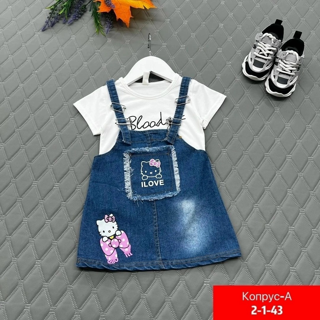сарафан джинсовый детский,джинсовый сарафан для девочки,джинсовый сарафан для девочки летний bonito kids,детский сарафан,сарафан джинсовый