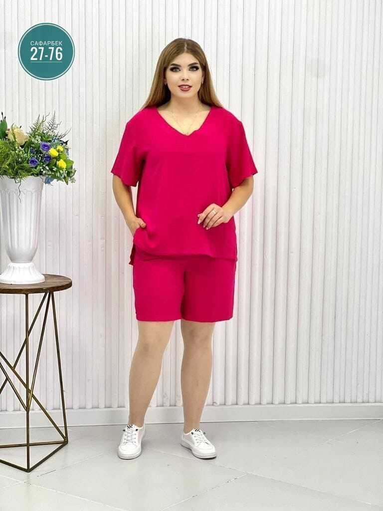 костюм женский,женский костюм с шортами, больших размеров,костюм повседневный,летние костюмы женские