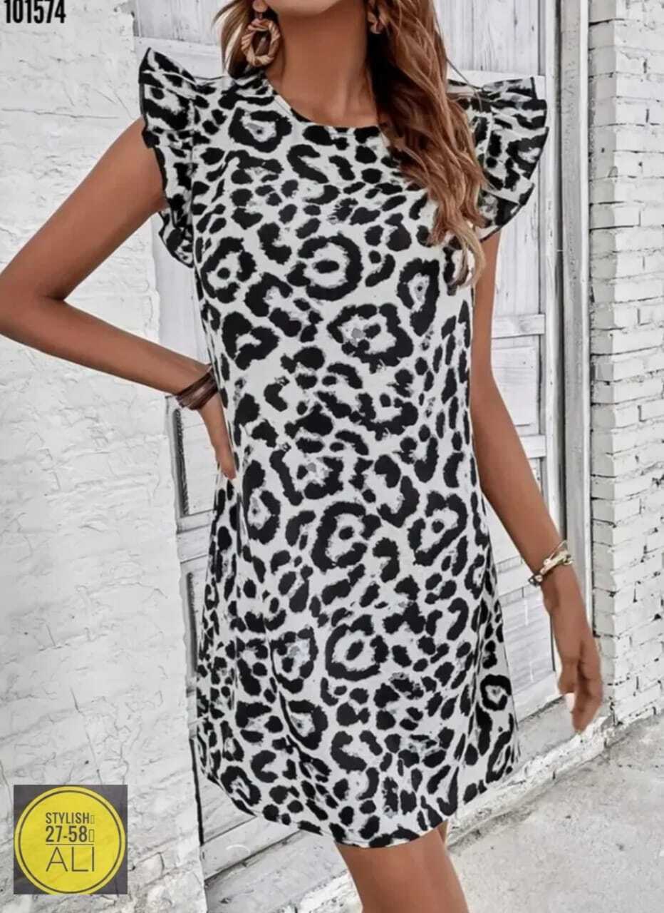 платье с леопардовым принтом,леопардовое платье,платье леопардовое женское,шифоновое платье с леопардовым принтом,платье леопардовый принт