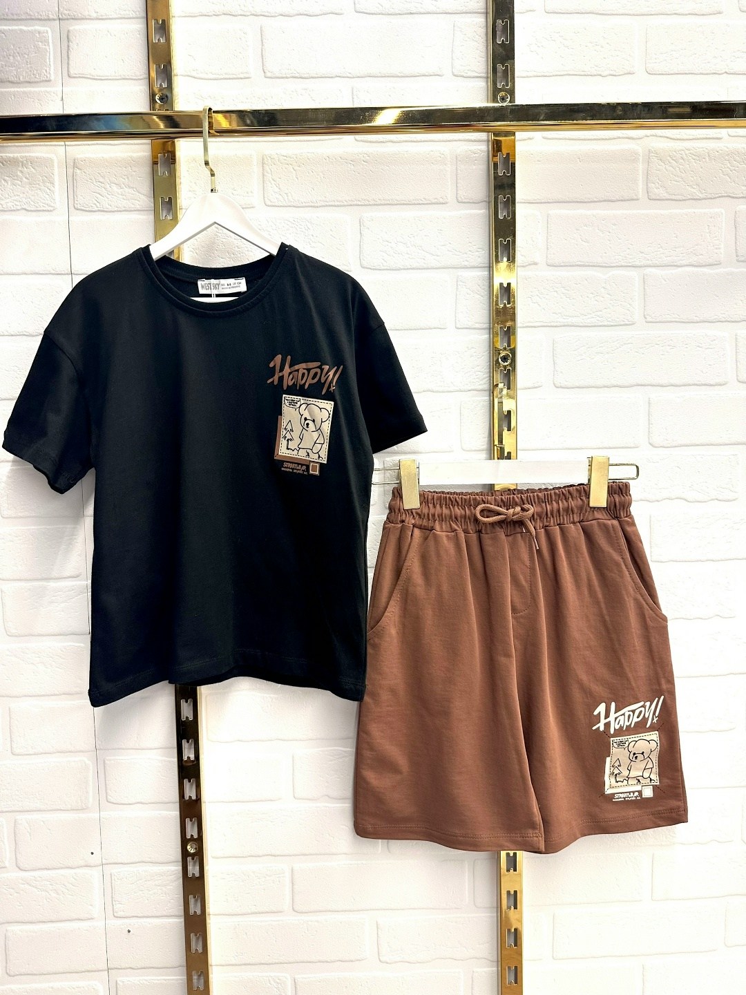 комплект одежды для мальчиков mini maxi,футболки для мальчика,комплект одежды для мальчика,luneva комплект (футболка/шорты) для мальчика, цвет чёрный, рост 104,шорты для мальчик