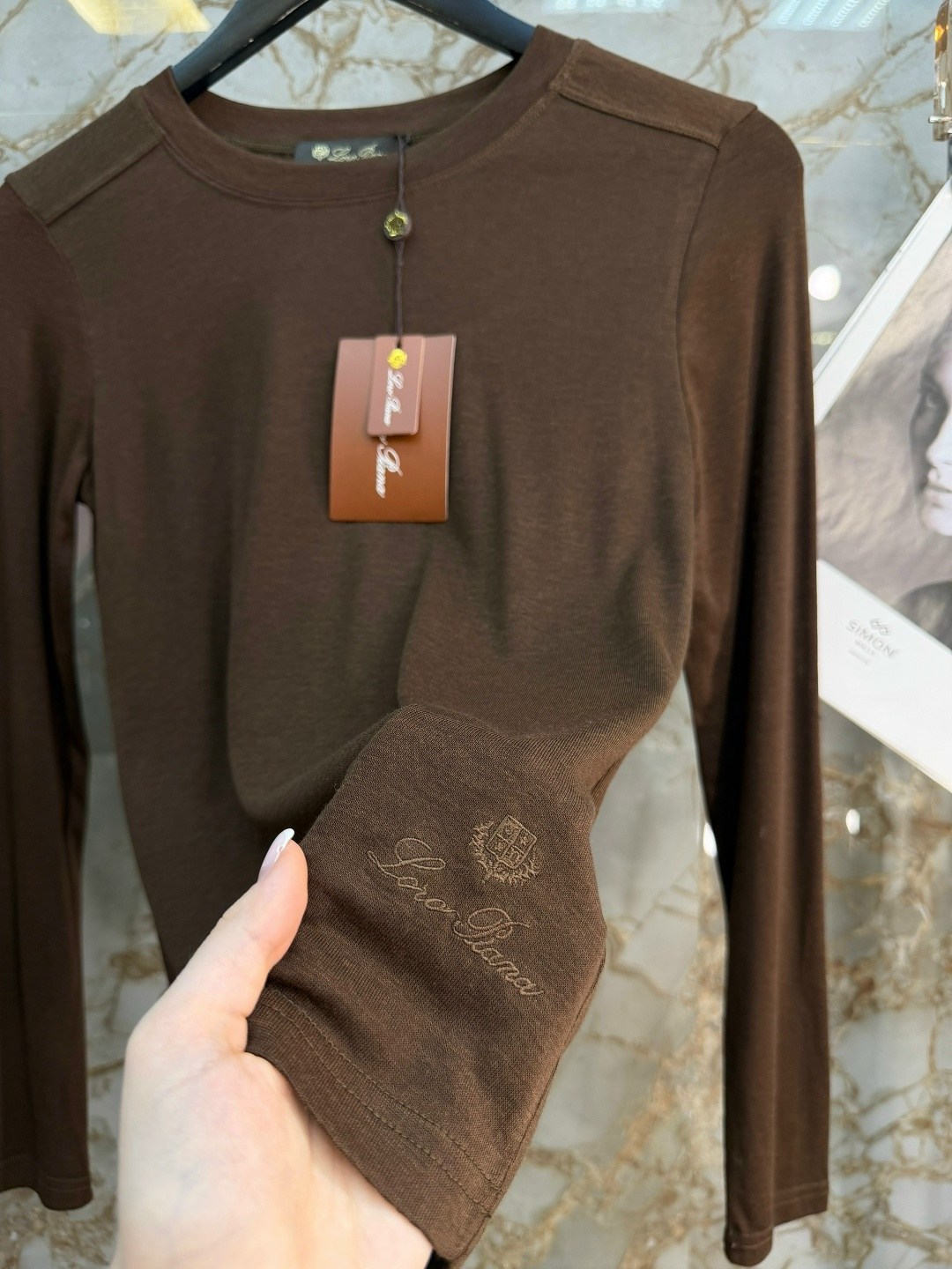 лонгслив коричневый облегающий в рубчик me&mummy,джемпера женские,футболка с длинным рукавом женская,лонгслив,свитер джемпер