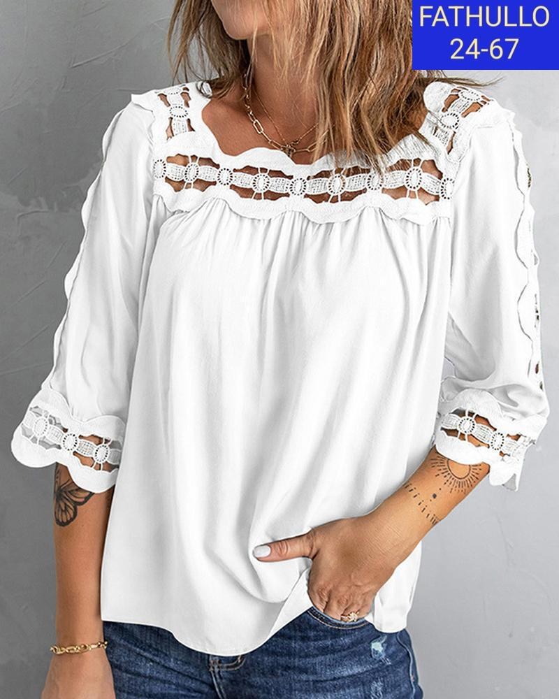 модные блузы,блузки с кружевными вставками,женская шифоновая блузка,ажурная блузка,женская блуза