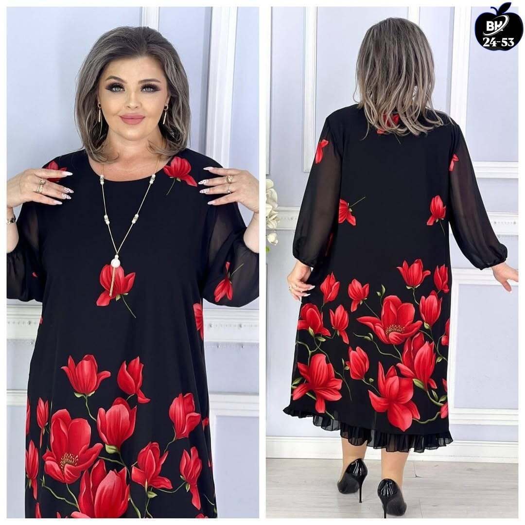 платье марианна,шифоновое платье,шифоновое платье большие размеры,шифоновое платье "марианна",платье больших размеров