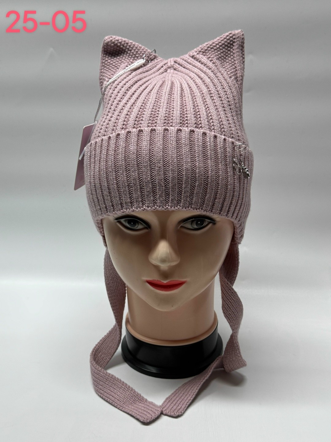 шапка вязанные,шапка женская,вязаные шапки,женская вязаная шапка,шапка с ушками-кошка вязаная серая