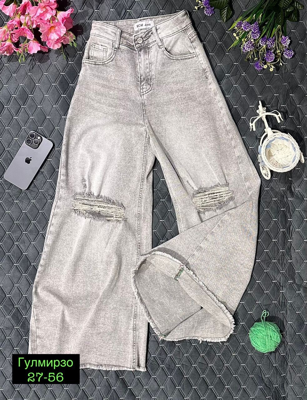 женские джинсы,джинсы брюки,джинсы,джинсы мом,серые джинсы