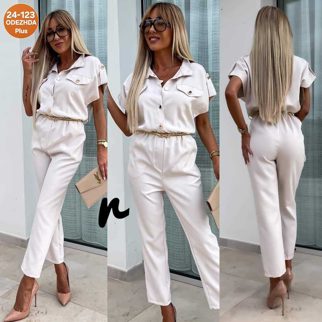 женские комбинезоны,модные женские комбинезоны,элегантные комбинезоны, комбинезон,брючный костюм оранжевого цвета летний