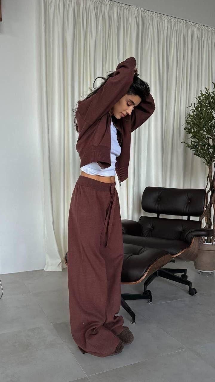 трикотажный костюм,женский костюм на флисе,костюм вязаный,костюм на флисе,костюм двойка кашемир