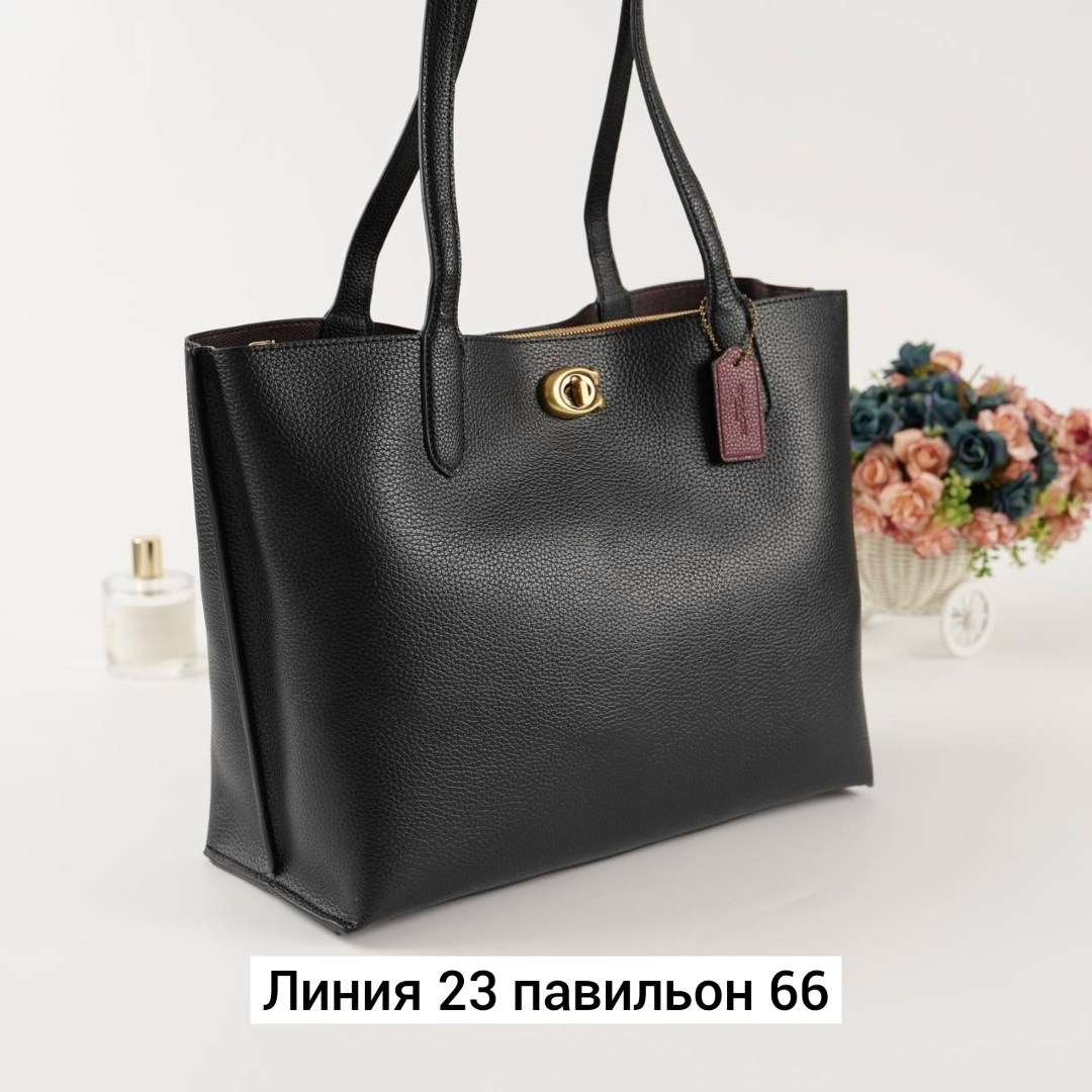 сумка шоппер coach,женская сумка- шоппер в стиле coach кожа натуральная,сумка coach,сумка женская coach,сумка тоут женская coach willow tote black