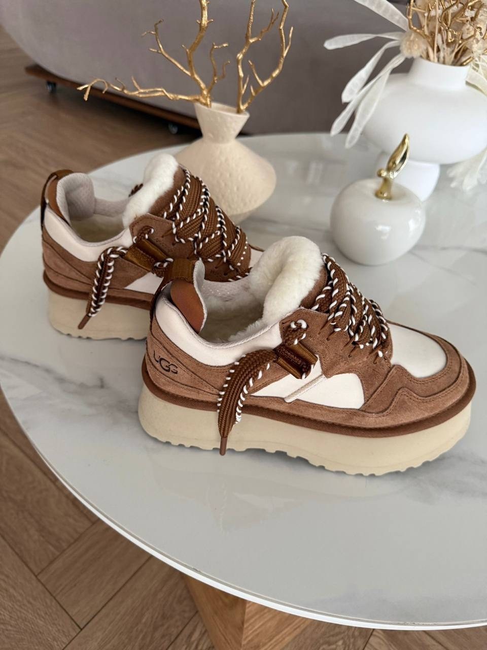 ,кроссовки ugg,угги ugg lowmel кроссовки зимние женские,меховые кроссовки, женская