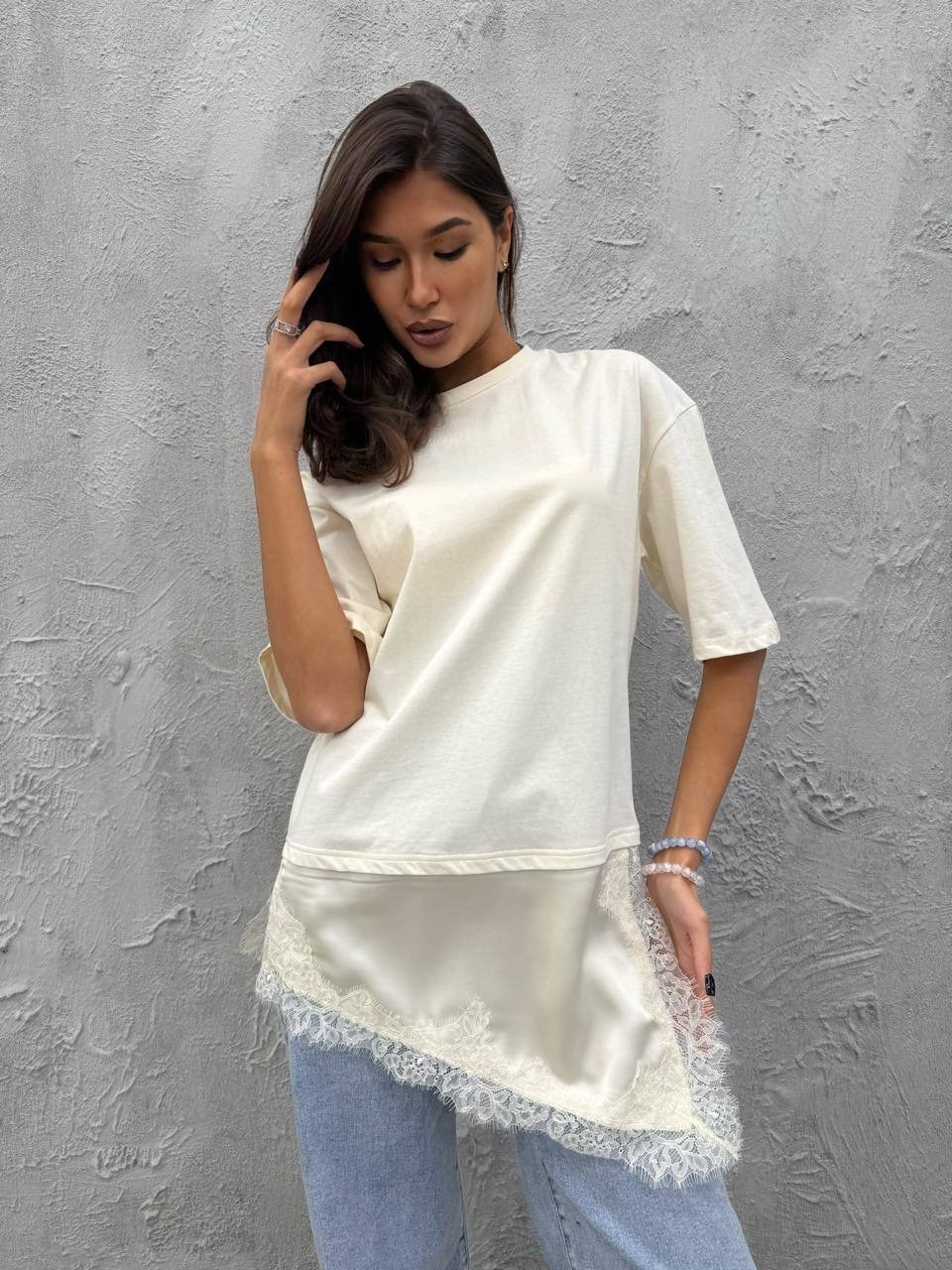 женская футболка,футболки белые,футболка с кружевами,футболки женские оверсайз,футболка белая однотонная