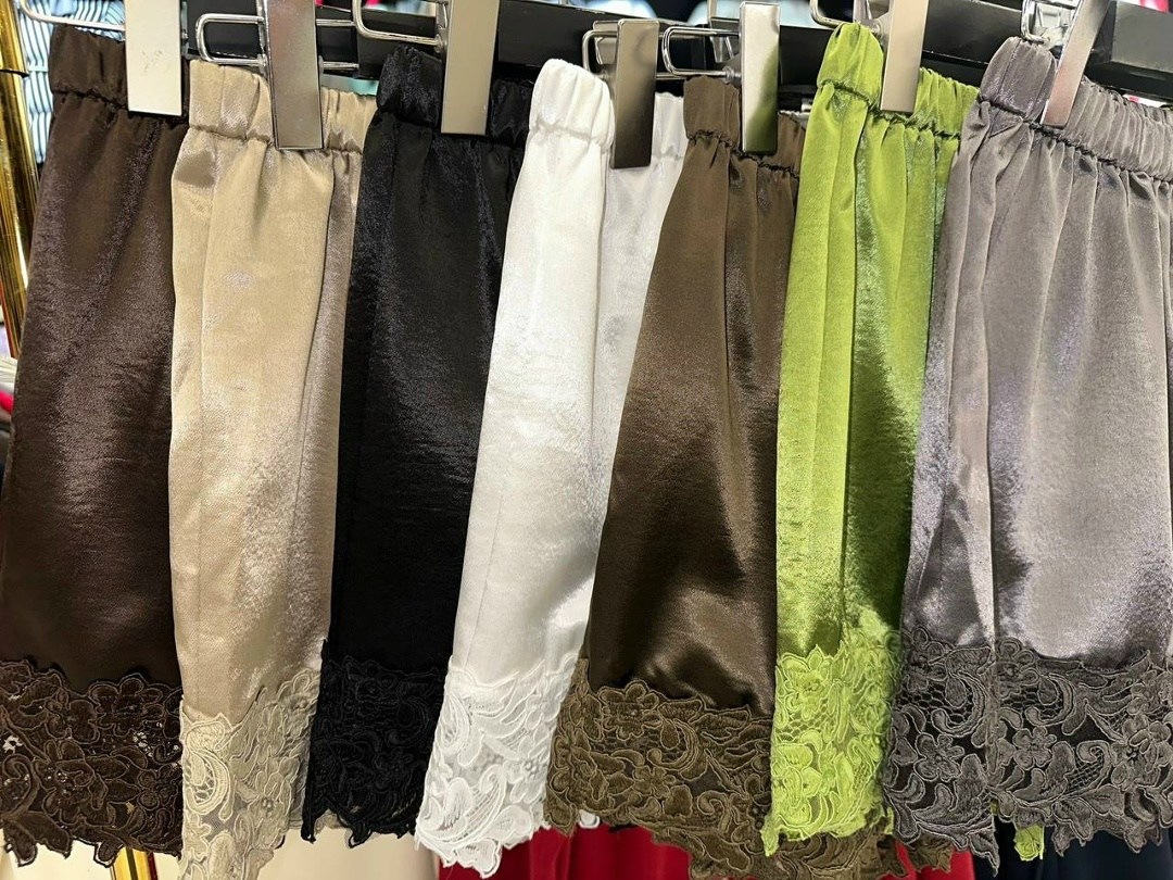 шелковые шорты,шорты с кружевом,кружевные шорты,шорты женские,шорты из шелка