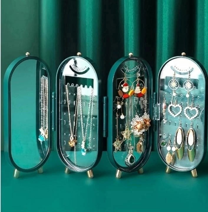 хранение ювелирных изделий,шкатулка органайзер для украшений с зеркалом,складная шкатулка для хранения ювелирных украшений,шкатулка для хранения украшений,шкатулка органайзер для украшений