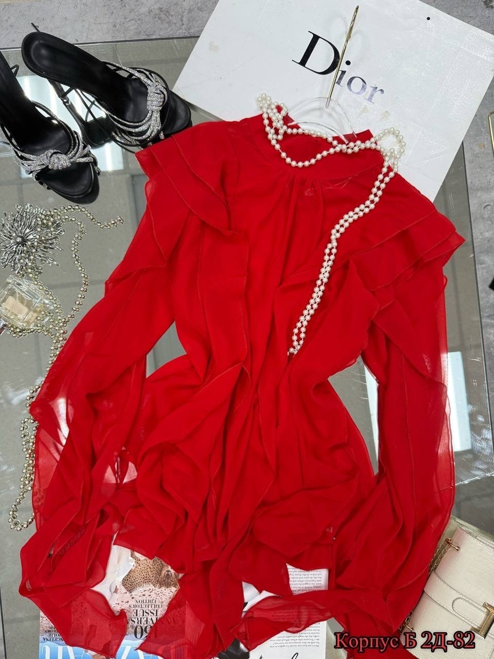 блузка с оборками,шифоновая блузка,блузка шифоновая на завязках с воланами,женская блуза,женская блузка