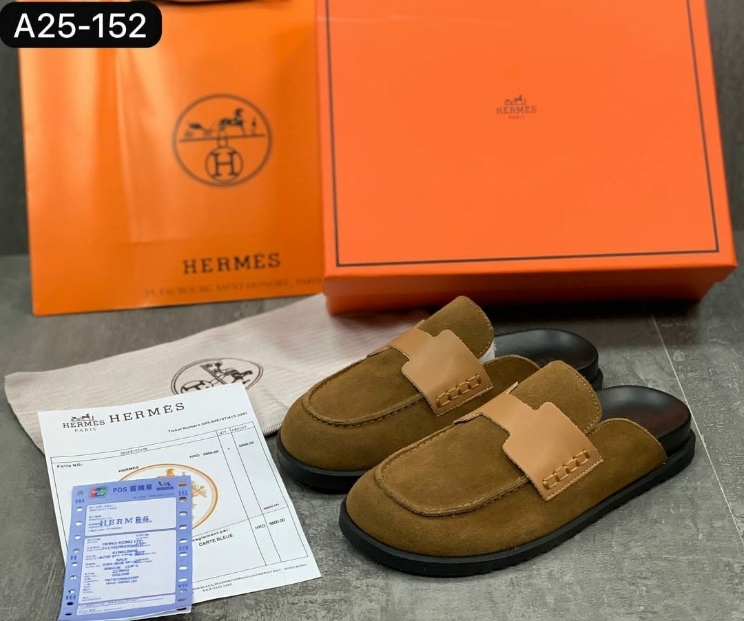 ,эрмес тапки,мюли замшевые, hermes,эрмес