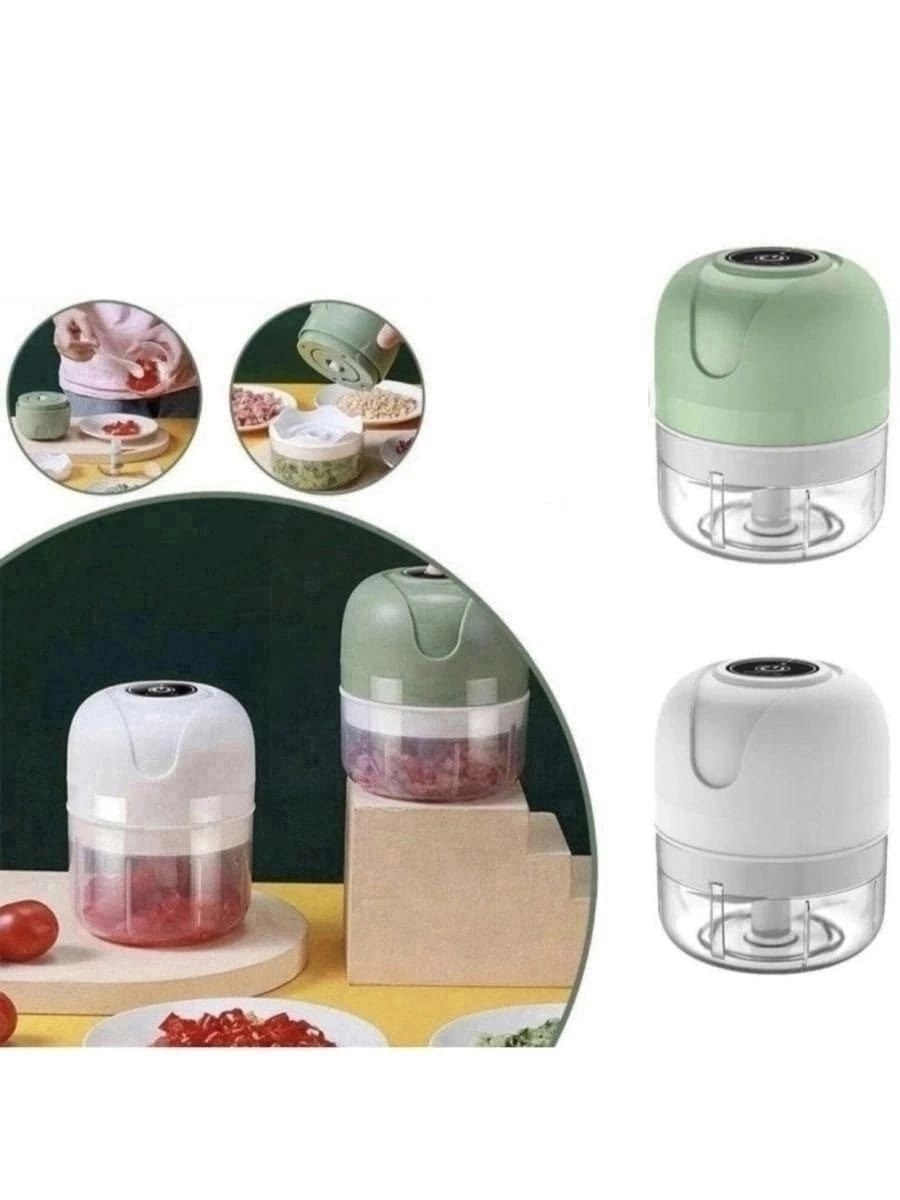 измельчитель кухонный электрический 250 мл с usb,измельчитель кухонный электрический 250 мл от usb,электрический измельчитель овощерезка,портативный измельчитель,измельчитель кухонный электрический