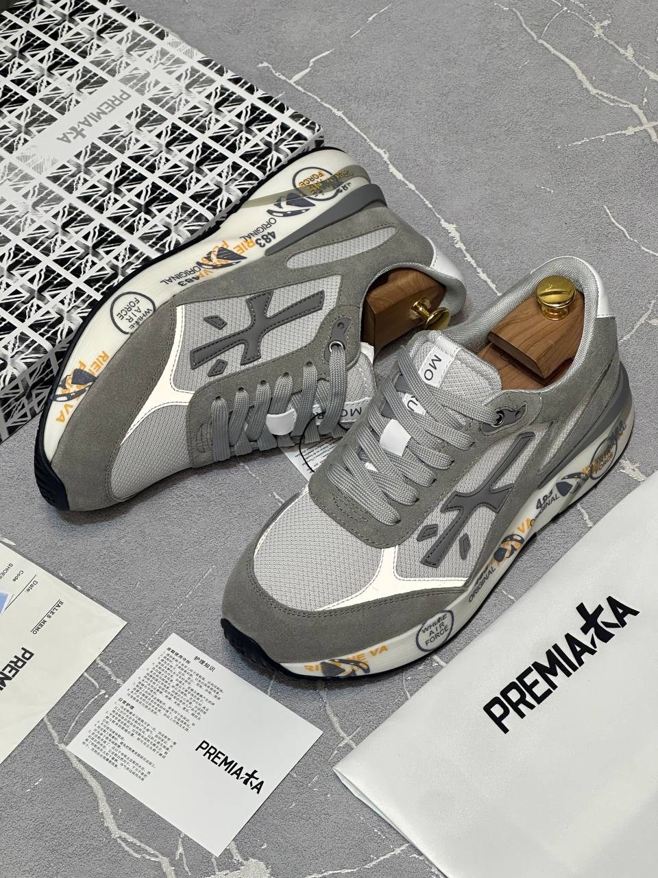 кроссовки мужские premiata,кроссовки premiata,мужские кроссовки premiata mick 6171 цвет серый размер 47 eu,кроссовки премиата,мужские кроссовки premiata a109689 серые