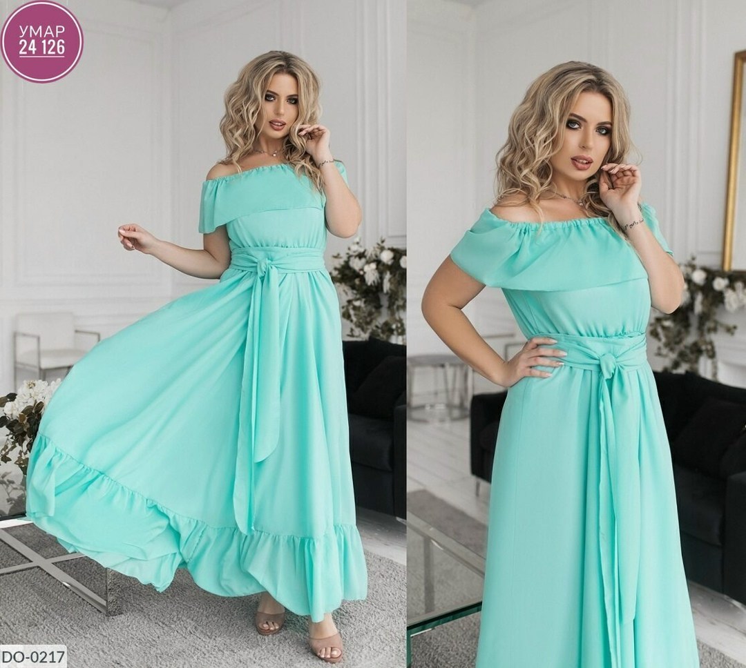 длинное платье с оборками,платье большие размеры,платье в пол,летнее женское платье,праздничные платья из шифона
