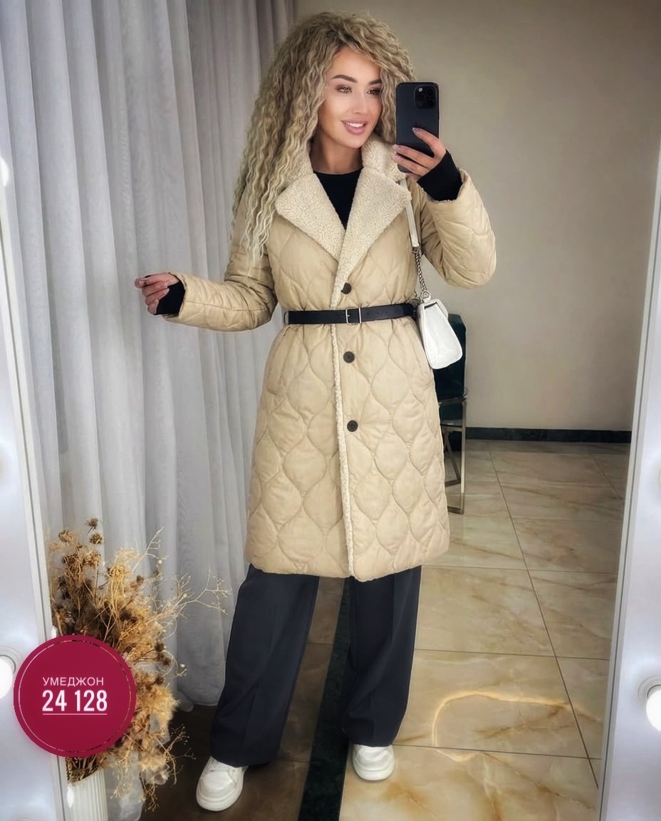 пальто демисезонное стёганное ellina,пальто женское,пальто женское стеганое,зимнее стеганое пальто,пальто стеганое