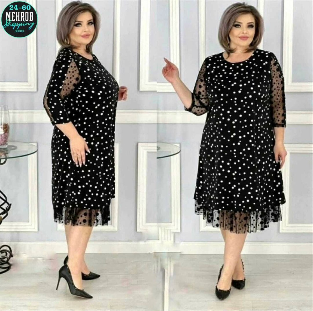 платье женское праздничное больших размеров,платье женское больших размеров,платье больших размеров,вечернее платье больших размеров нарядное в горошек saliya brand,платье