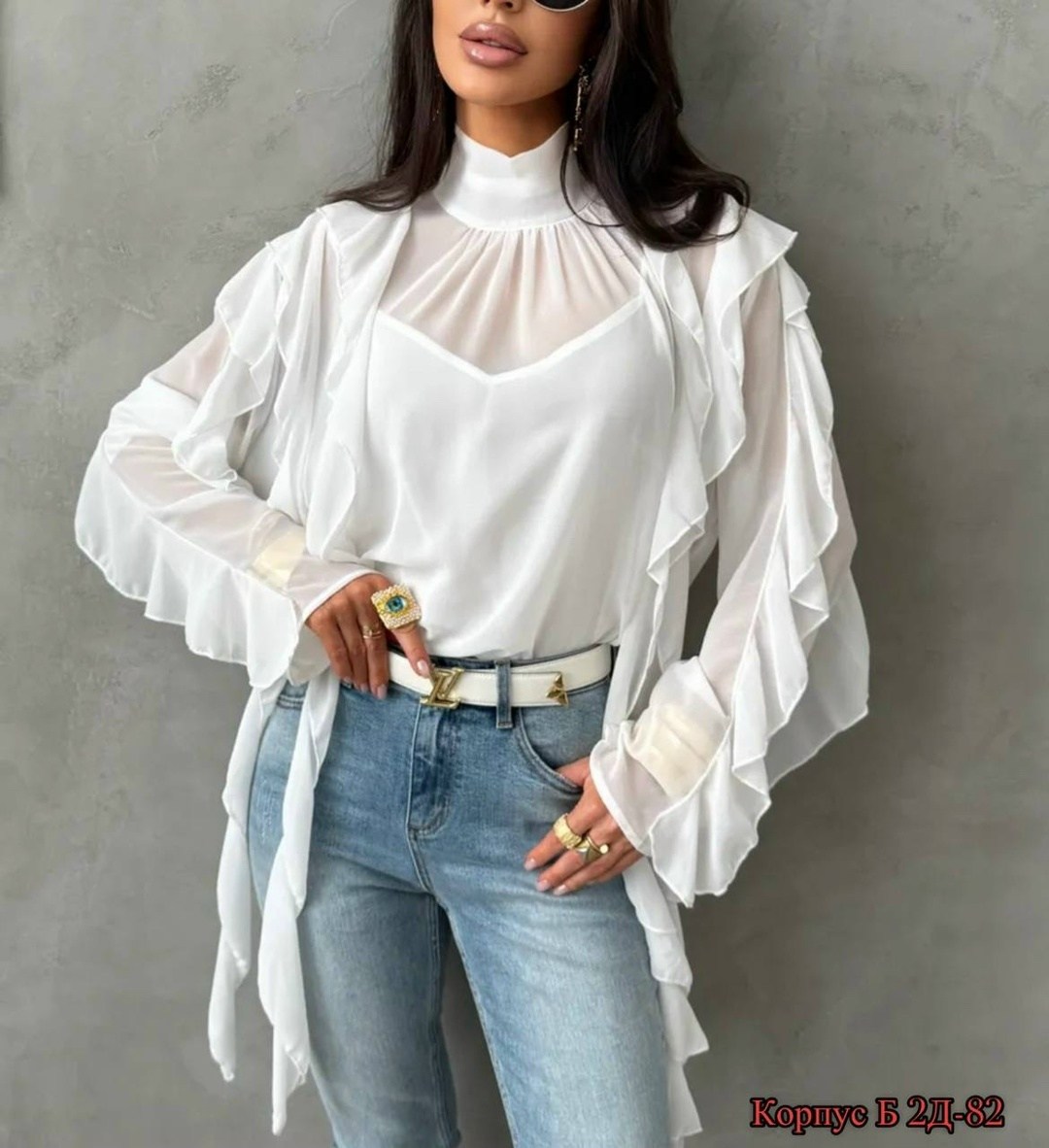 блузка с оборками,шифоновая блузка,блузка шифоновая на завязках с воланами,женская блуза,женская блузка