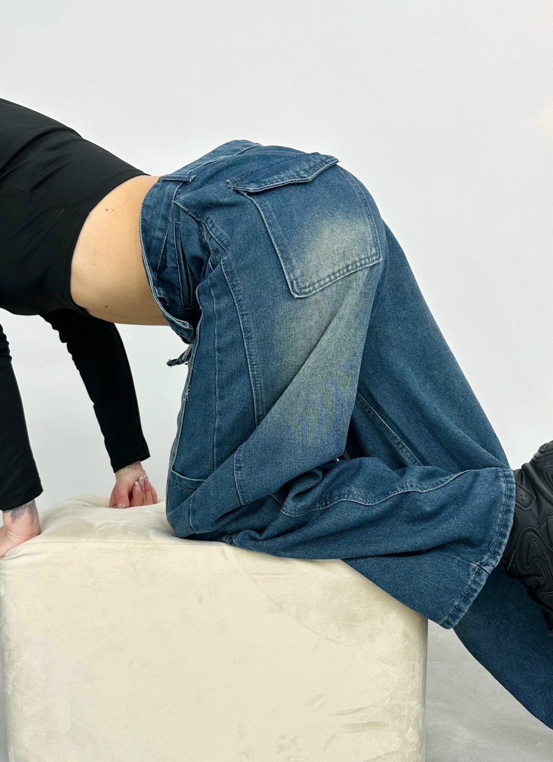 широкие джинсы,джинсы широкие с карманами карго befree,женские джинсы широкие,джинсы карго,джинсы женские