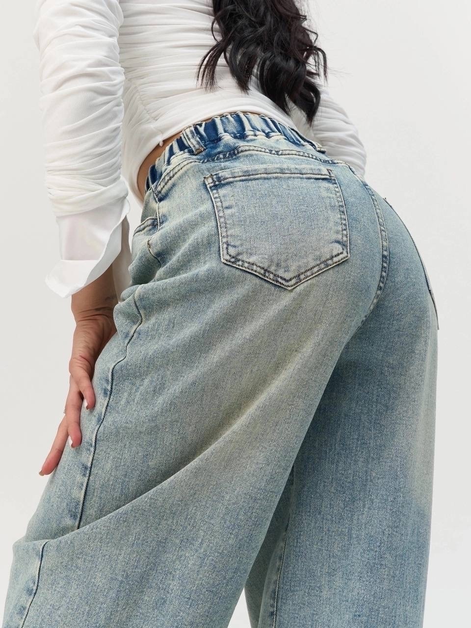 джинсы оверсайз,женские джинсы,летние широкие джинсы yartoch,голубые джинсы,джинсы