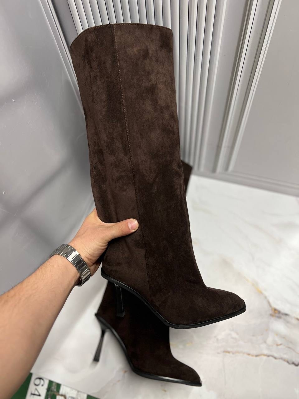 замшевые сапоги,сапоги sylvia sam edelman черная замша,,сапоги замшевые коричневые женские,сапоги