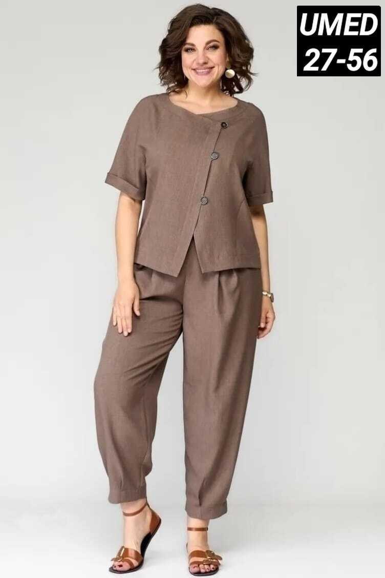 женские брючные костюмы больших размеров,брючный костюм michel chic 1337/1 мохито,женские костюмы брючные,брючный костюм для невысоких женщин,летние брючные костюмы женские