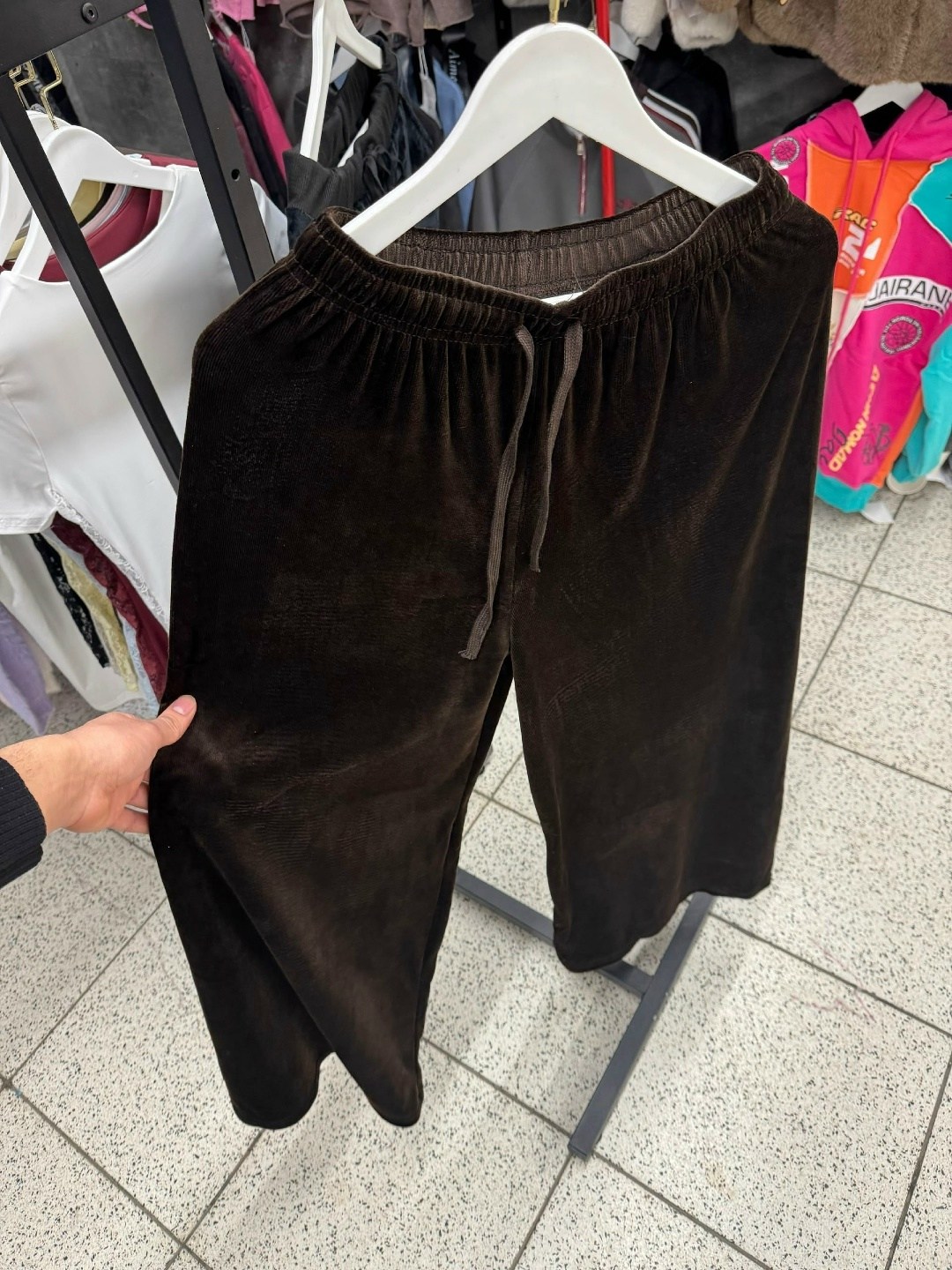 брюки широкие,широкие брюки женские,велюровые брюки,вельветовые брюки палаццо на меху mina fashion,женские бархатные брюки