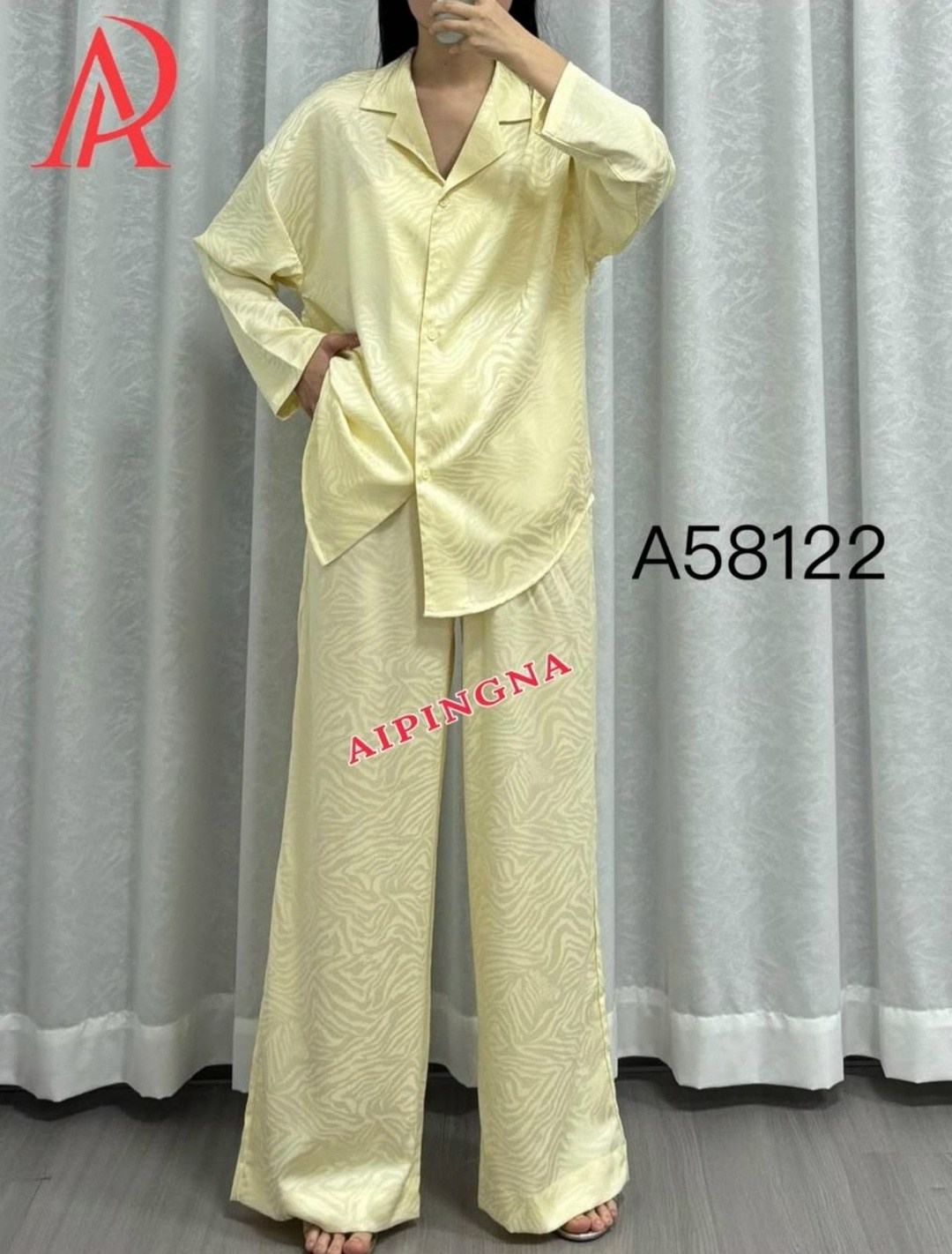 шелковый пижамный комплект,костюм женский,домашние костюмы,костюм домашний женский,hiloc 2025 элегантные шелковые пижамные комплекты