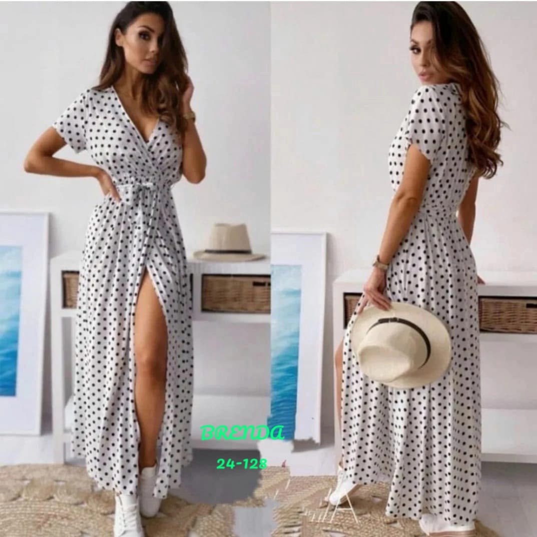 длинные платья в горошек,платье женское в горошек,платье летнее,летнее женское платье,длинное летнее платье