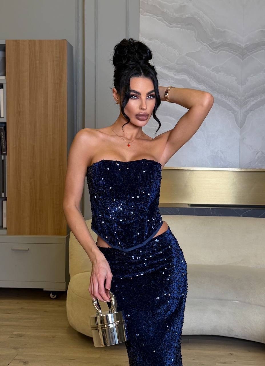 синее вечернее платье,вечернее платье,женские вечерние платья,вечернее платье с блестками,платье для выпускного вечера