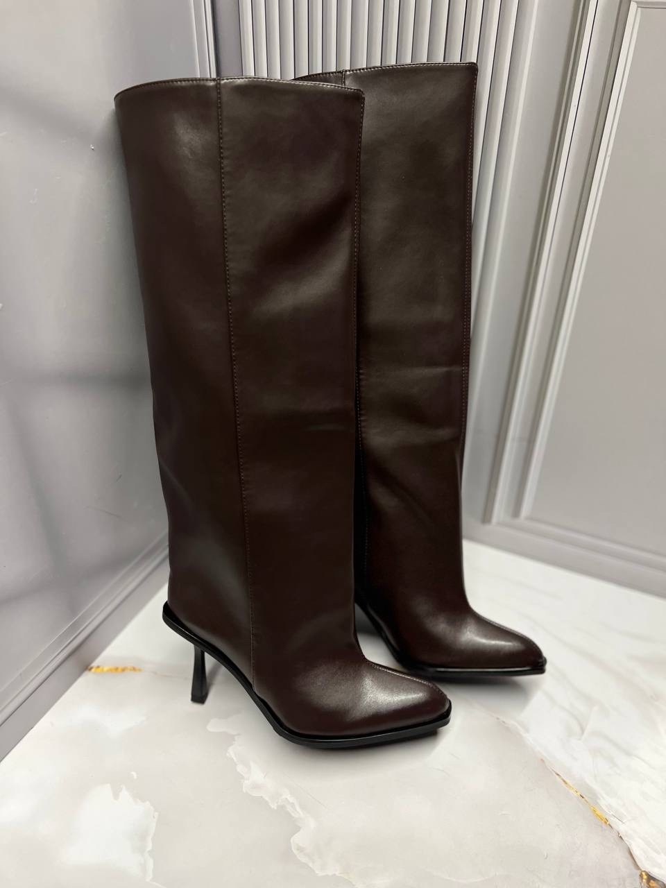 сапоги женские,сапоги до колена на высоком каблуке с острым носком,сапоги,высокие сапоги,