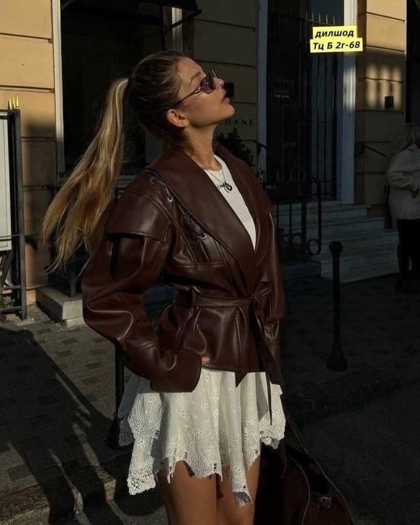 кожаная куртка,женская кожаная куртка,косуха оверсайз кожаная,куртка косуха оверсайз кожаная демисезонная винтажная,модные тенденции