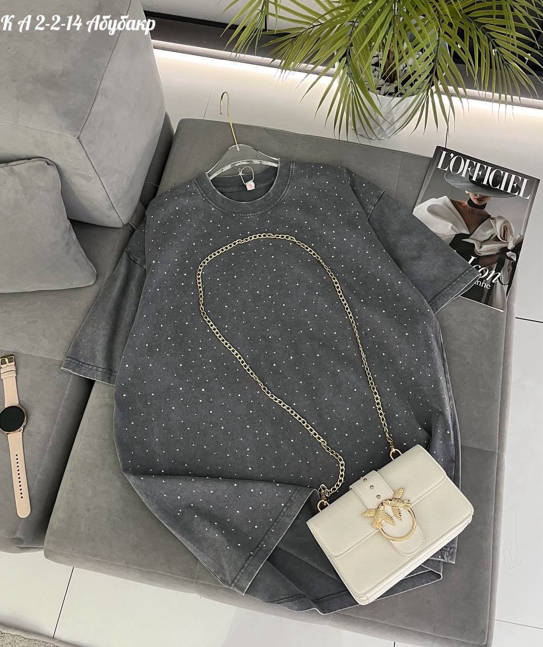 футболка женская варенка оверсайз,футболка оверсайз со стразам,женская футболка оверсайз,футболка оверсайз варенка со стразами серая варенка micca,футболочка в стиле оверсайз