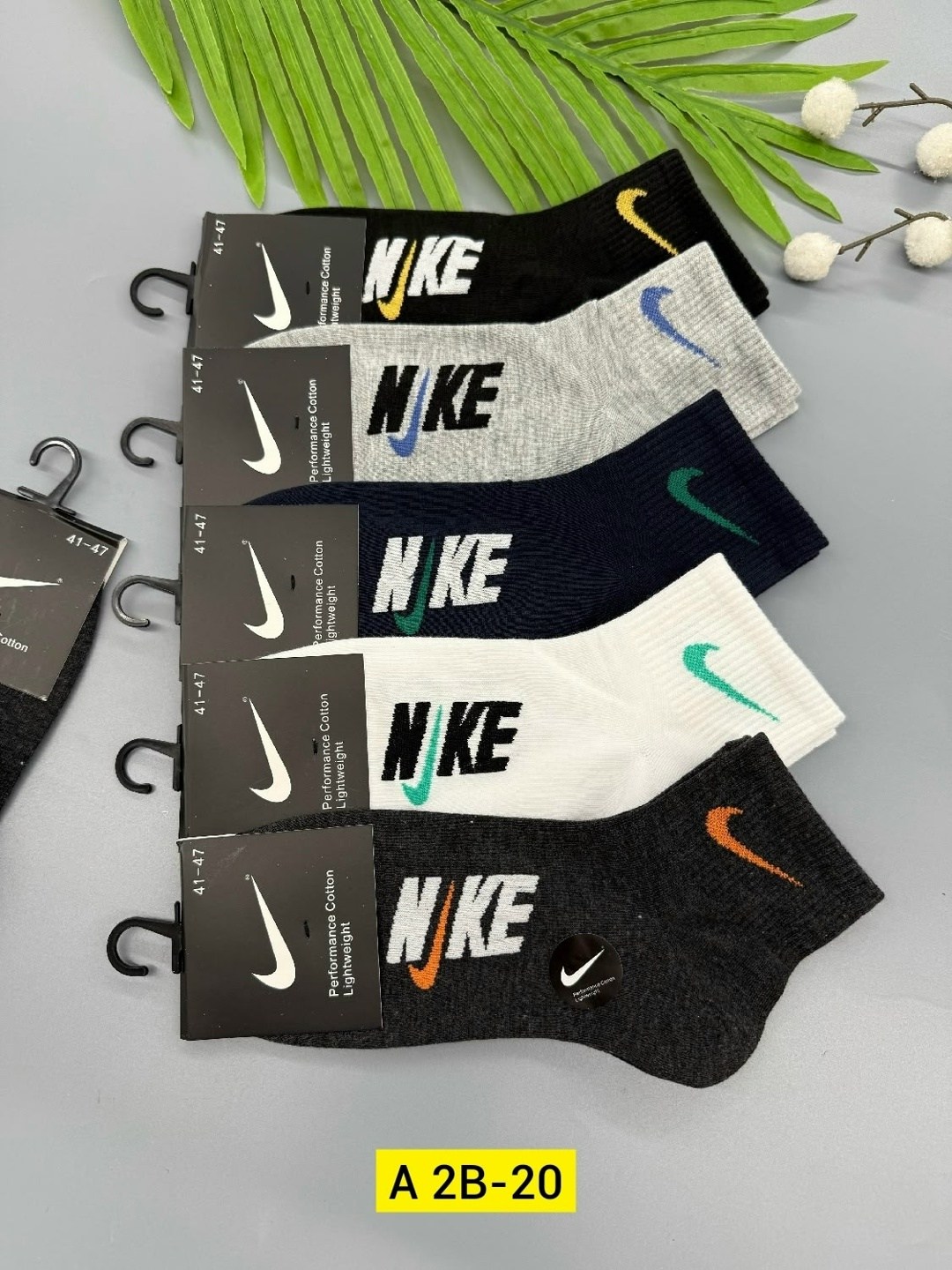 носки мужские спортивные,комплект носков мужских nike nop2_5 разноцветных 41-47,носки мужское,носки мужские 10 пар nike,комплект носки мужские